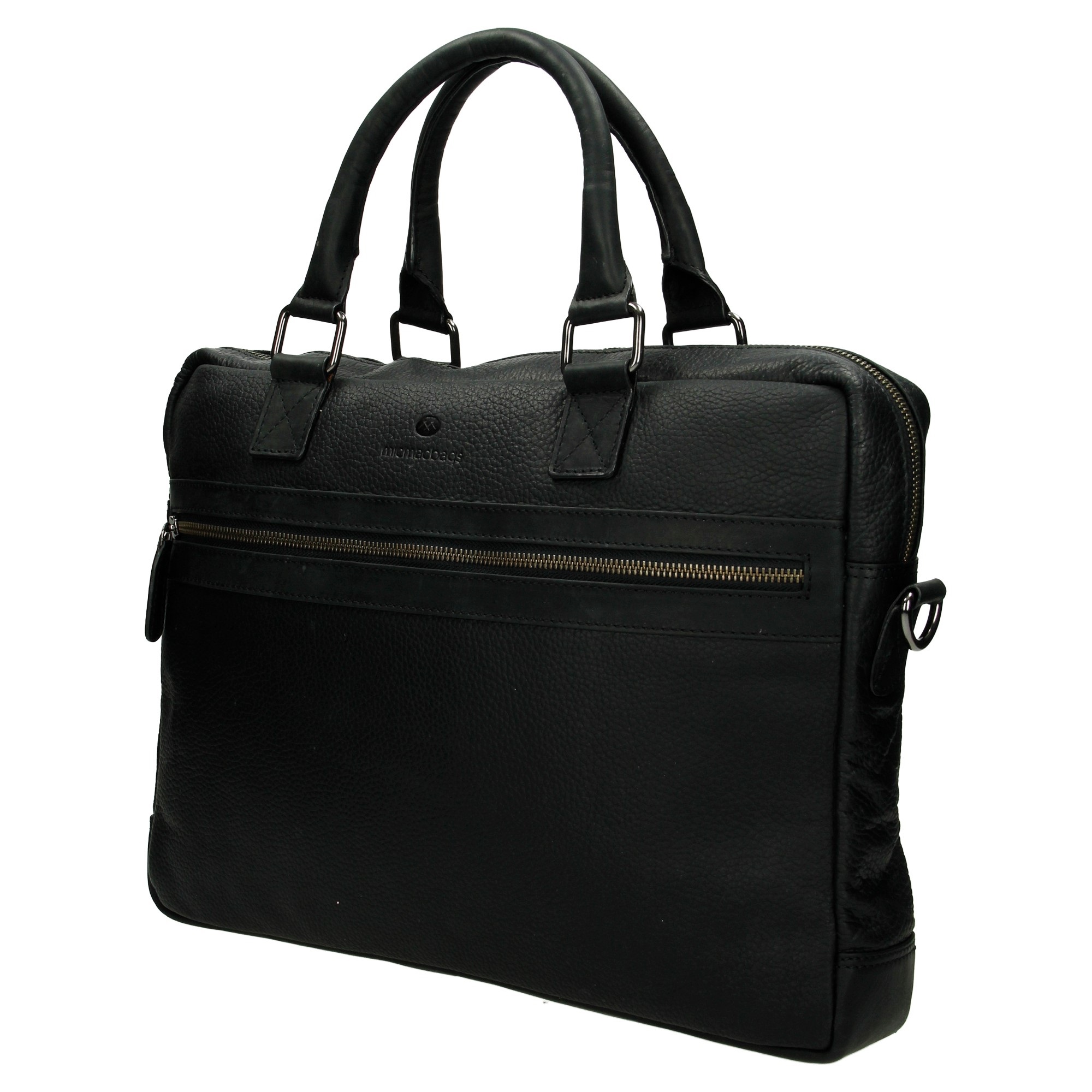 Micmacbags Laptoptas Montana zwart 15,6 inch Sanmarco schoenmode